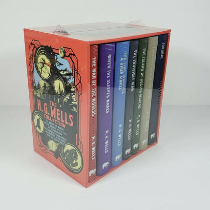 H.G.Wells Collection 6 Book Box Set Plus Journal