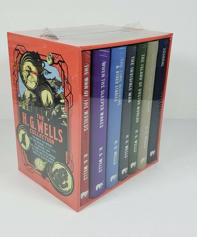 H.G.Wells Collection 6 Book Box Set Plus Journal