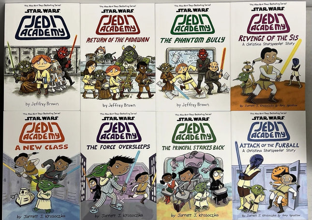 Star Wars Jedi Academy Hyperspace 8 Book Set Brand New No Boxbo